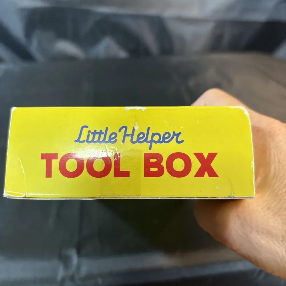 Schylling Little Helper Tool Box with 6 Tools - 2007 - Tools Still Sealed In Box
